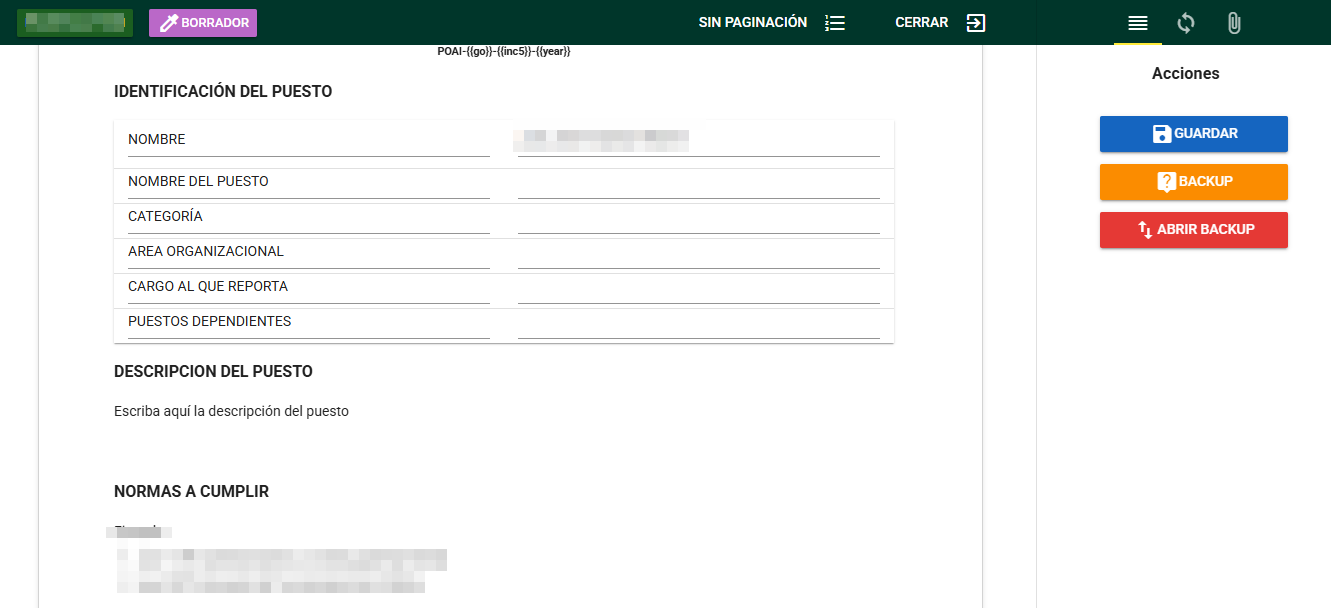 Sistema de Control de Documentación
